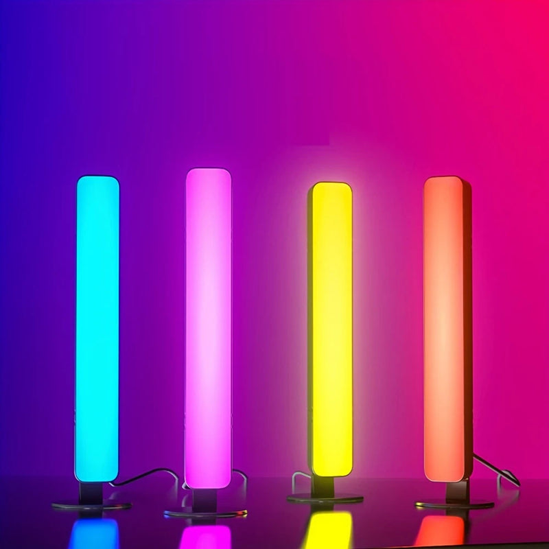 Luzes de Ritmo Musical RGB, Recarregáveis via USB!"