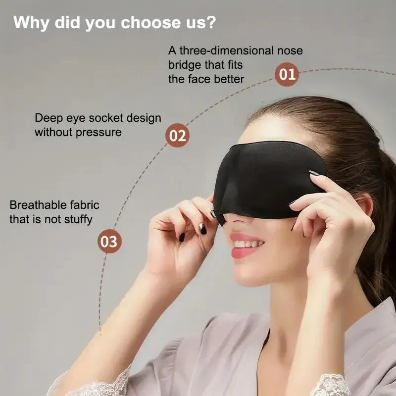 Máscara Estereoscópica 3D para os Olhos do Sono!"